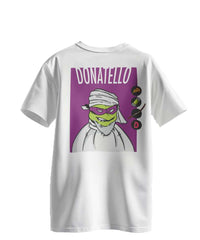 T-Shirt Donna Donatello Ninja Bianca