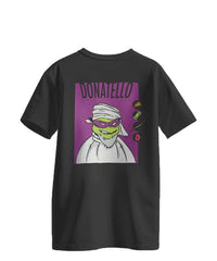 T-Shirt Donna Donatello Ninja Nera