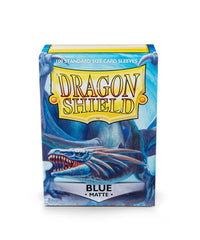 Dragon Shield - Standard Sleeves - Matte Blue (100 Sleeves)