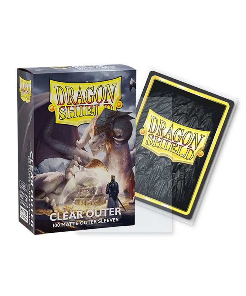 Dragon Shield - Standard Sleeves - Matte Clear (100 Sleeves)