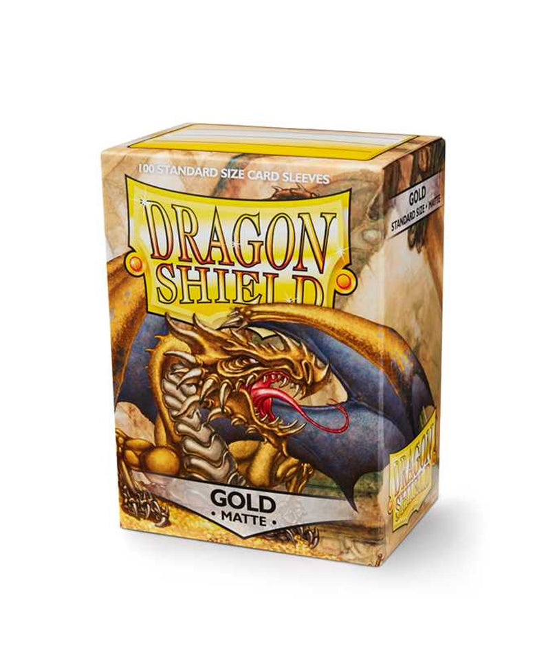 Dragon Shield - Standard Sleeves - Matte Gold (100 Sleeves)