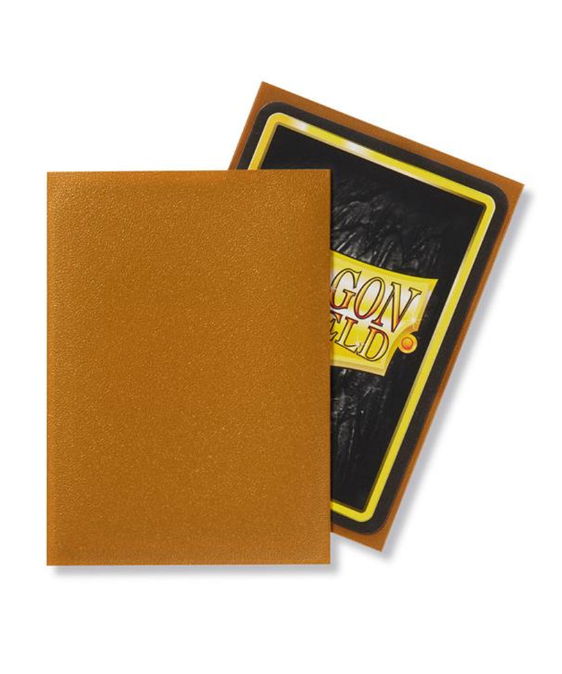 Dragon Shield - Standard Sleeves - Matte Gold (100 Sleeves)
