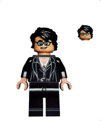 Dr. Ian Malcolm - Partially Open Shirt with Jacket