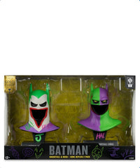DC Direct Batman 1:3 Cowl Prop Replica Batman Hush + Batman Knightfall Jokerozed (2-Pack)