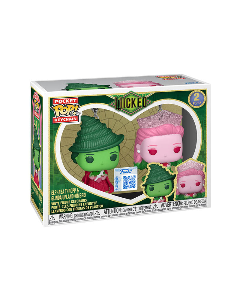 Elphaba Thropp & Glinda Upland (Ombre) (2-Pack) Keychain