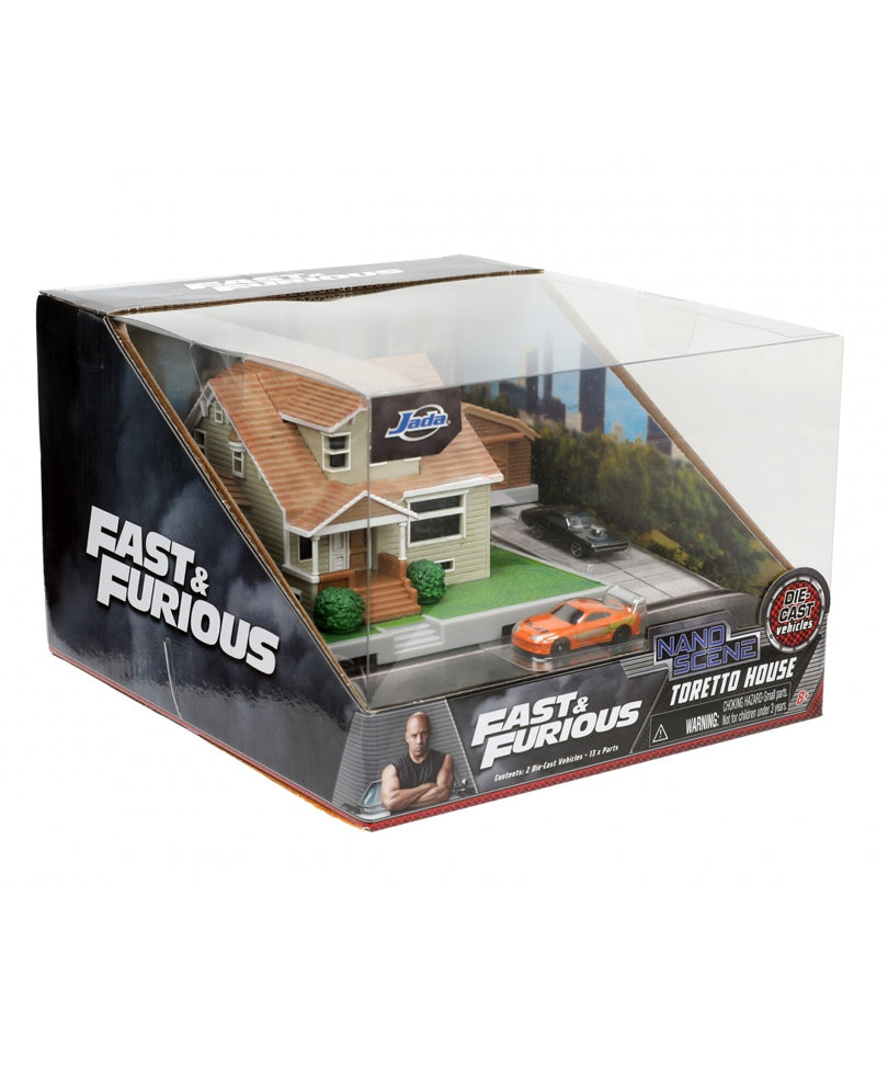 Fast & Furious - Nano Metalfigs Dom's House Display Diorama