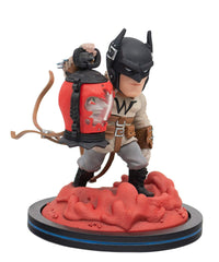 Figura Batman l'Ultimo Cavaliere sull'Elite della Terra Q-Fig DC Comics