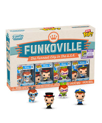 Freddy Funko as Police Officer / Freddy Funko as Ringmaster / Freddy Funko as Nerd / Freddy Funko as Superhero (4-Pack)