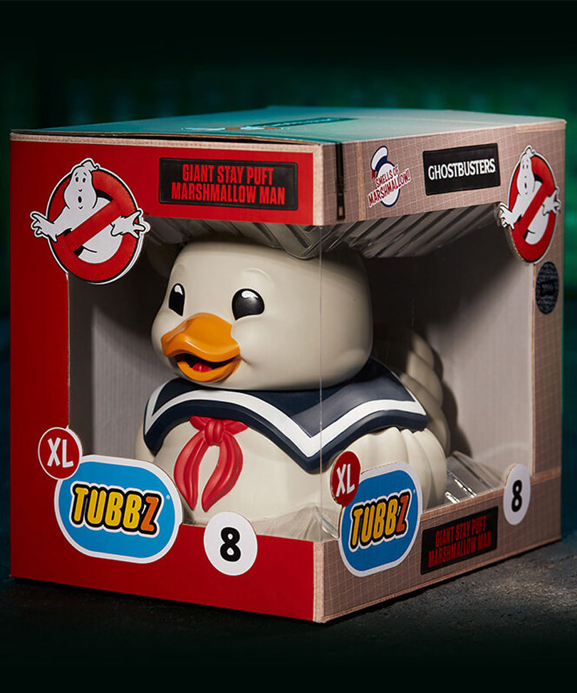 Ghostbusters Stay Puft Giant TUBBZ XL Cosplaying Duck Collectible – Marshmallow Scented