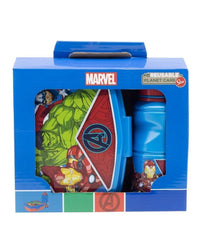 Gift Set 2 in 1 Portamerenda + Borraccia Marvel Avengers