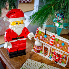 Grande minifigure di Babbo Natale