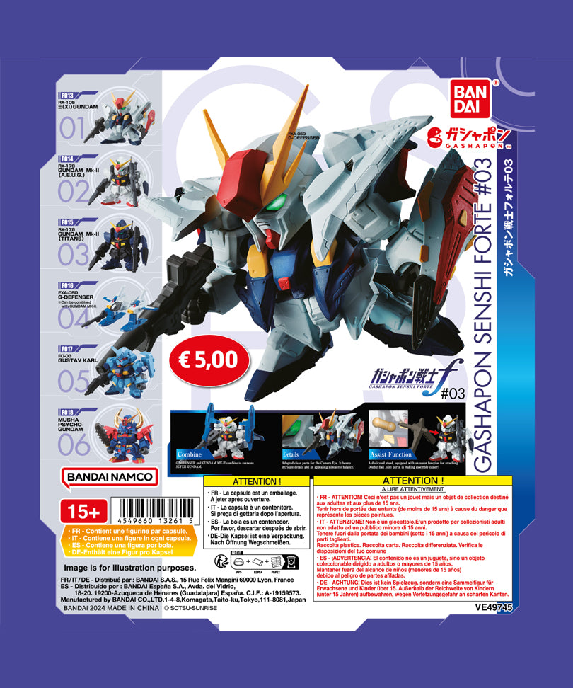 Gundam Gashapon Capsule - Senshi Forte 3