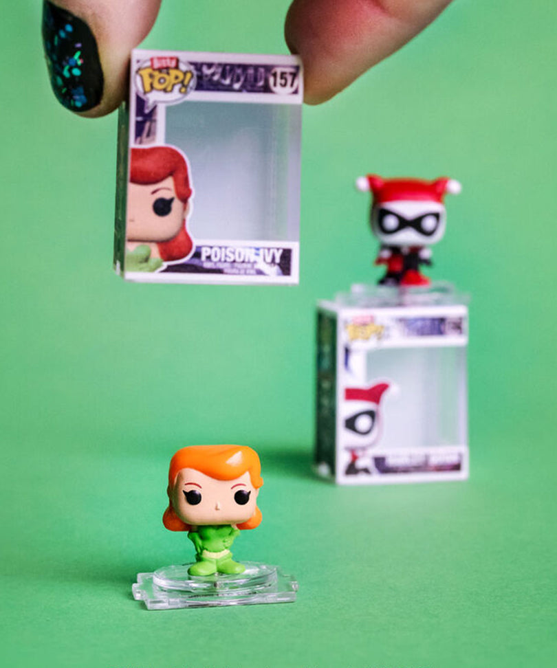 Harley Quinn (Animated Series) / Poison Ivy (Animated Series) / The Joker (Animated Series) / Mystery Bitty (4-Pack)