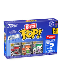 Harley Quinn (Animated Series) / Poison Ivy (Animated Series) / The Joker (Animated Series) / Mystery Bitty (4-Pack)