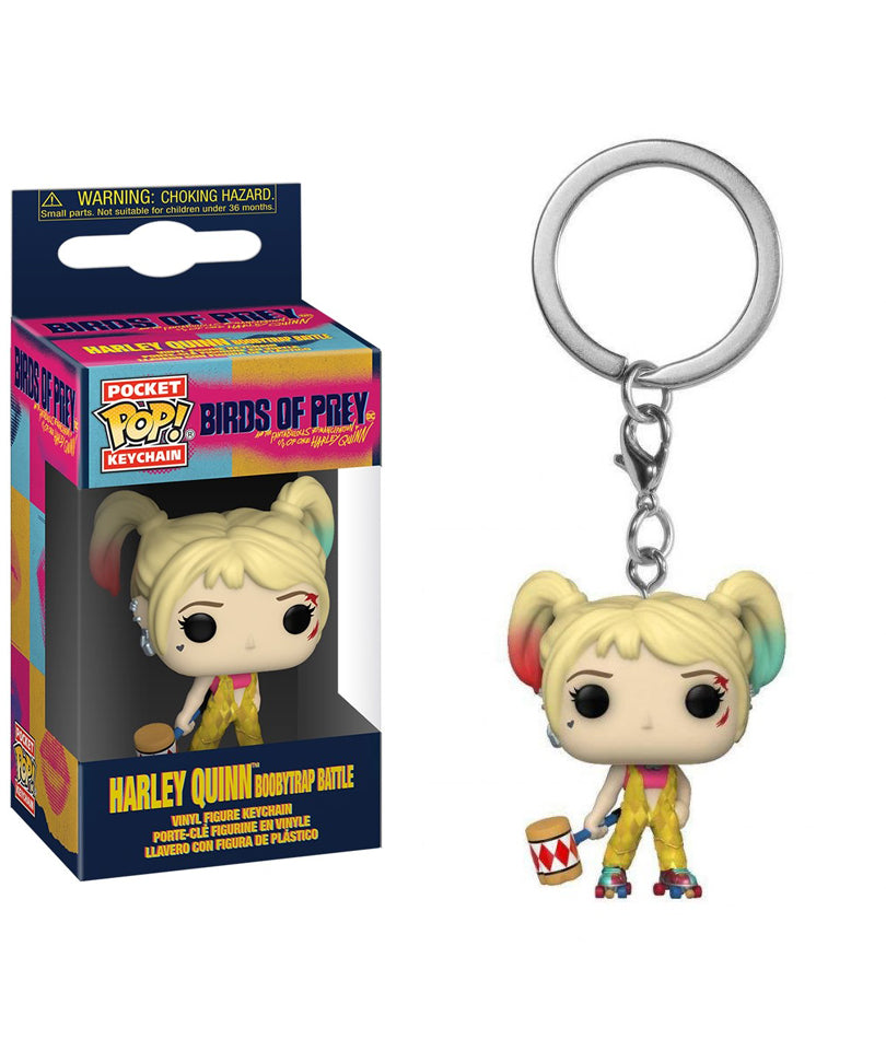 Harley Quinn Boobytrap Battle Keychain
