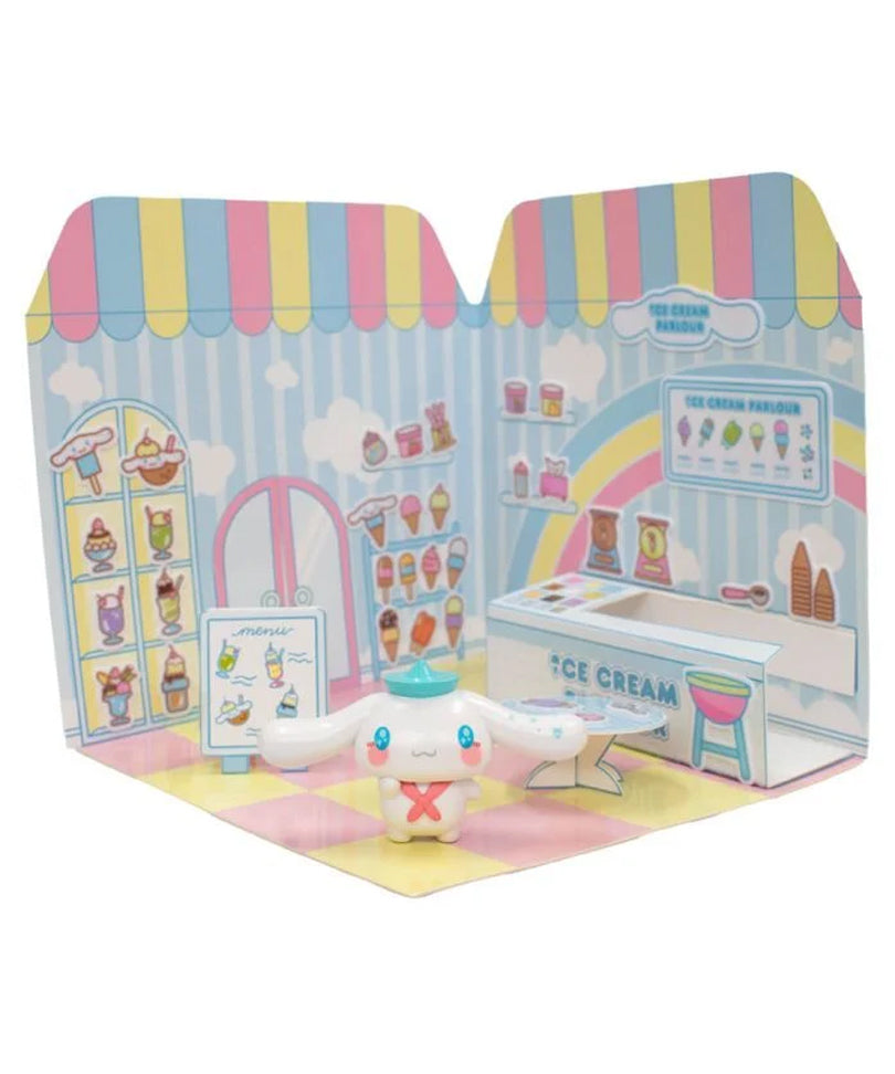 Hello Kitty Sticker House - Ice Cream Parlour Cinnamoroll 6 cm