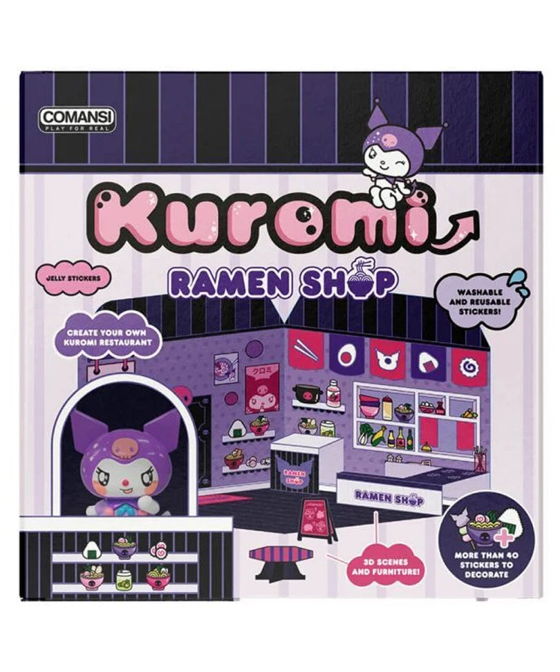 Hello Kitty Sticker House - Ramen Restaurant Kuromi 6 cm