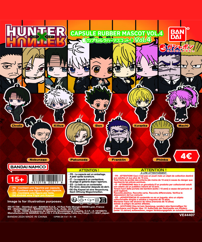 Hunter x Hunter Gashapon Capsule - Rubber Mascot 4