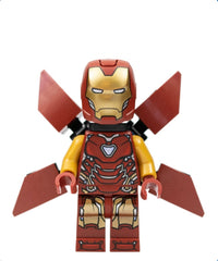 Iron Man - Mark 85 Armor, Large Helmet Visor, Wings