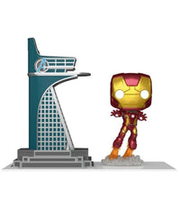 Avengers Tower & Iron Man (Glow in the Dark) Damaged Box