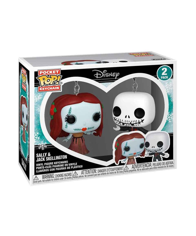 Jack Skellington & Sally (2-Pack) Keychains
