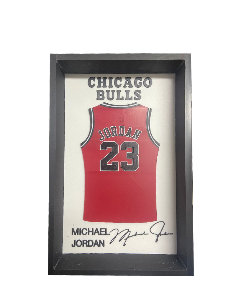 Quadretto 3D Canotta Bulls – Michael Jordan #23