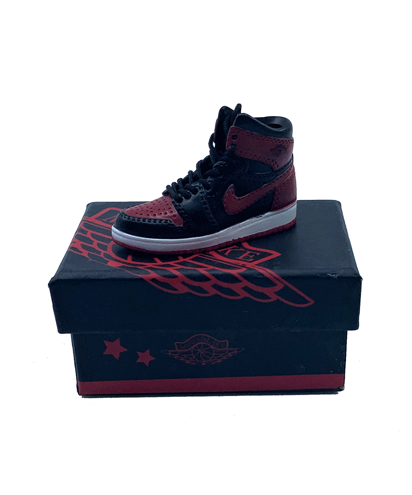 Jordan 1 High Bread “Banned” - Mini Scarpe da Collezione