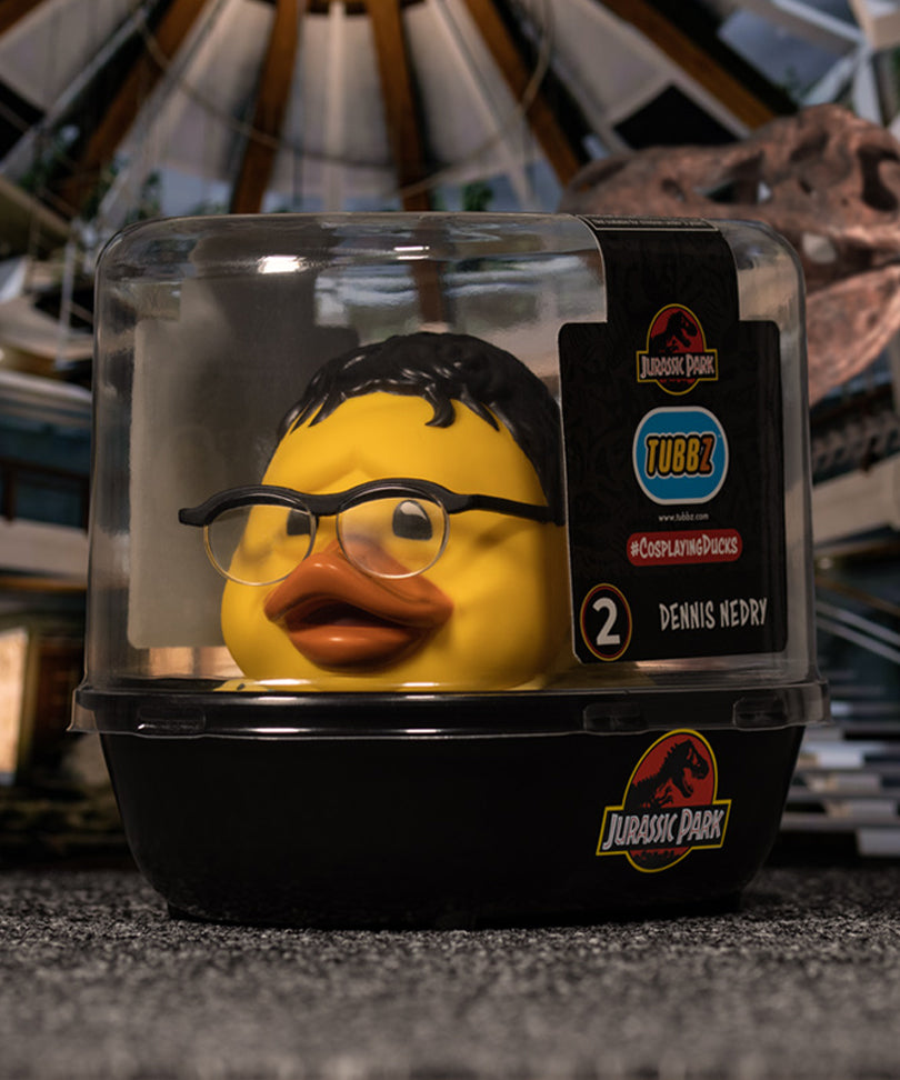 Jurassic Park Dennis Nedry TUBBZ Cosplaying Duck Collectible