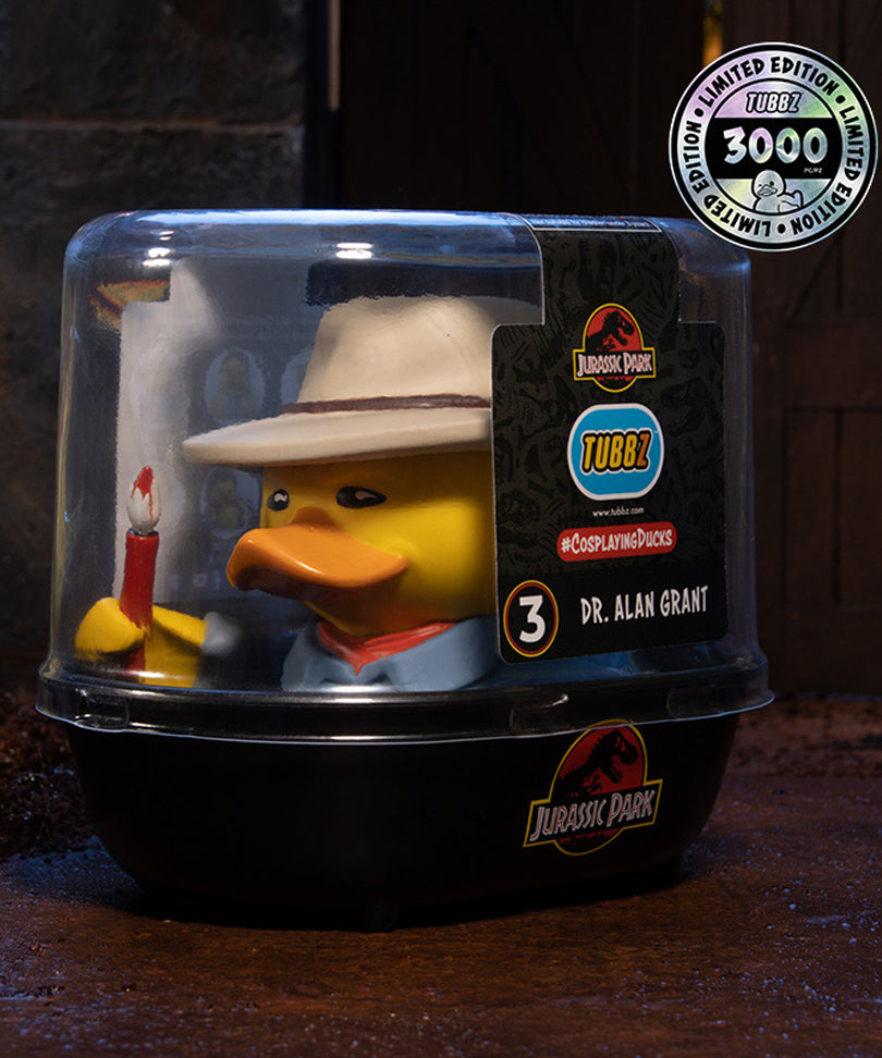 Jurassic Park Dr. Alan Grant TUBBZ Cosplaying Duck Collectible