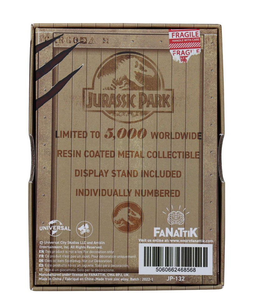 Jurassic Park  Fossile di Mosquito in Ambra Limited Edition