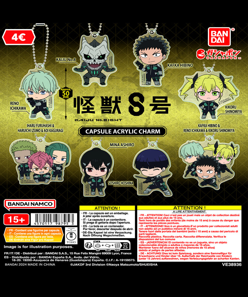 Kaiju No. 8 Gashapon Capsule - Acrylic Charm