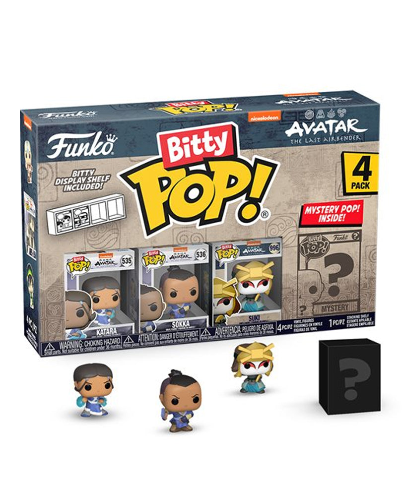 Katara / Sokka / Suki / Mystery Bitty (4-Pack)