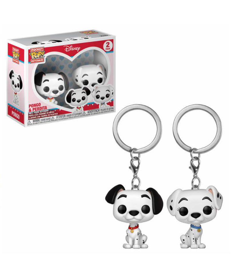 Pongo & Perdita (2-Pack) Keychains