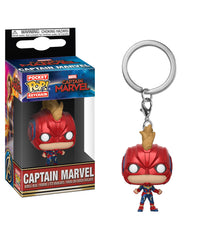 Captain Marvel Mask Keychain