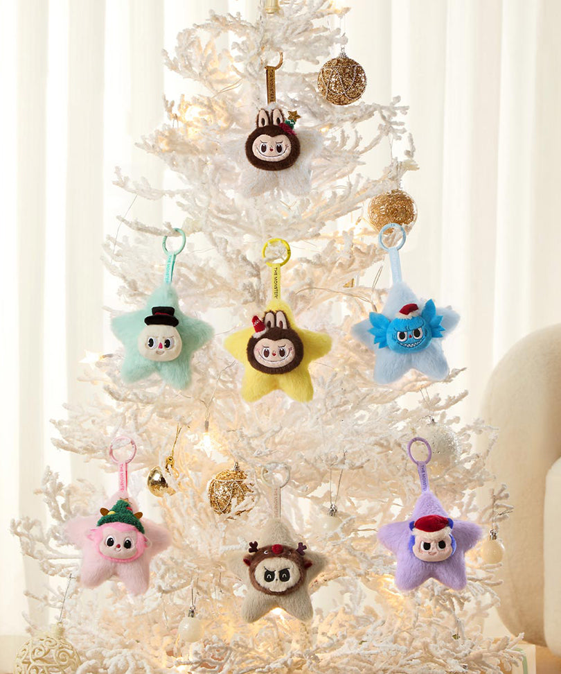 Labubu Classic Series Sparkly Plush Pendant Blind Box - Pop Mart Official Figure