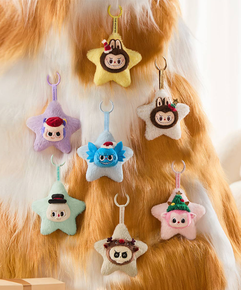 Labubu Classic Series Sparkly Plush Pendant Blind Box - Pop Mart Official Figure