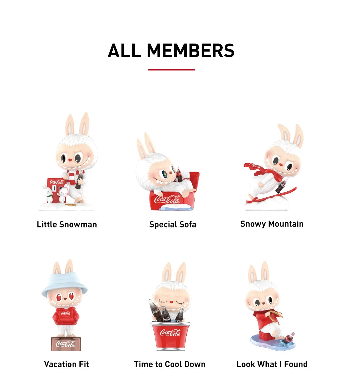Labubu Coca Cola Series Figure Blind Box - Pop Mart Official Figure
