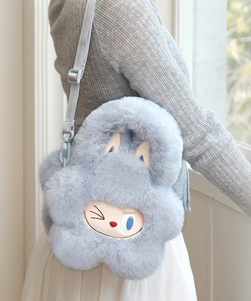 Labubu Plush Flower Bag (Blue) - Pop Mart The Monsters Classic Series