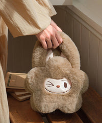 Labubu Plush Flower Bag (Brown) – Pop Mart The Monsters Classic Series