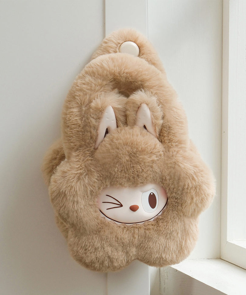 Labubu Plush Flower Bag (Brown) – Pop Mart The Monsters Classic Series