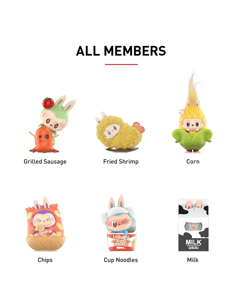 Labubu The Monster Wacky Mart Figures Blind Box - Pop Mart Official Figure