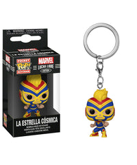 La Estrella Cosmica Keychain
