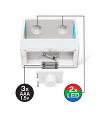 Lampada Led - Arcobaleno con uccellini
