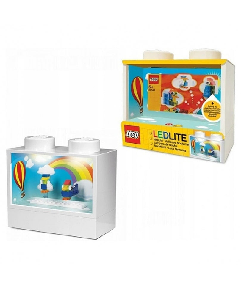 Lampada Led - Arcobaleno con uccellini