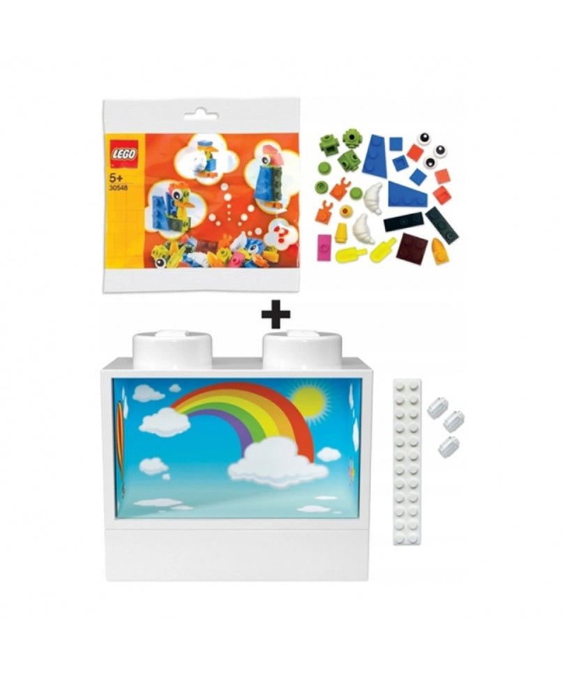 Lampada Led - Arcobaleno con uccellini