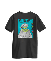 T-Shirt Uomo Leonardo Ninja Nera