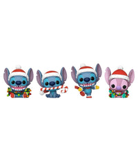 Lilo & Stitch 4-Pack Pocket POP! Keychains Happy Holidays