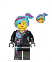 Lucy Wyldstyle with Magenta Lined Hoodie Smile / Cheerful