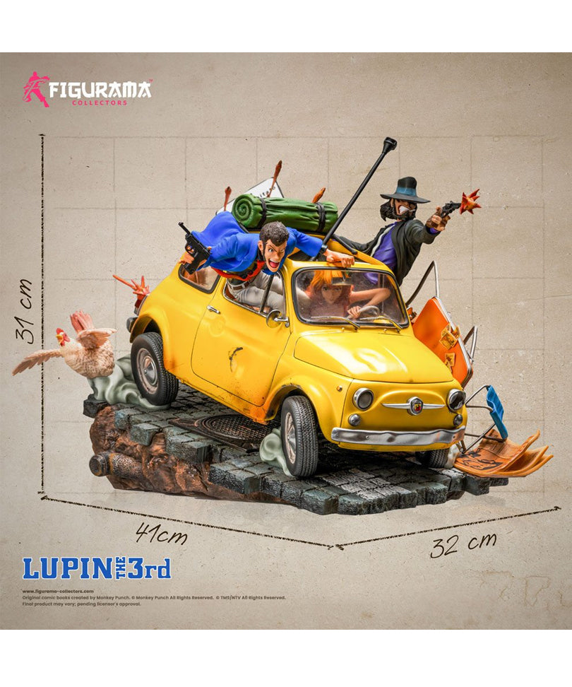 Lupin III Elite Diorama Statue 1/8 Lupin, Jigen & Fujiko 31 cm