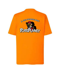 Maglietta Bambini Personalizzabile in Cotone Resistente Arancione - JHK